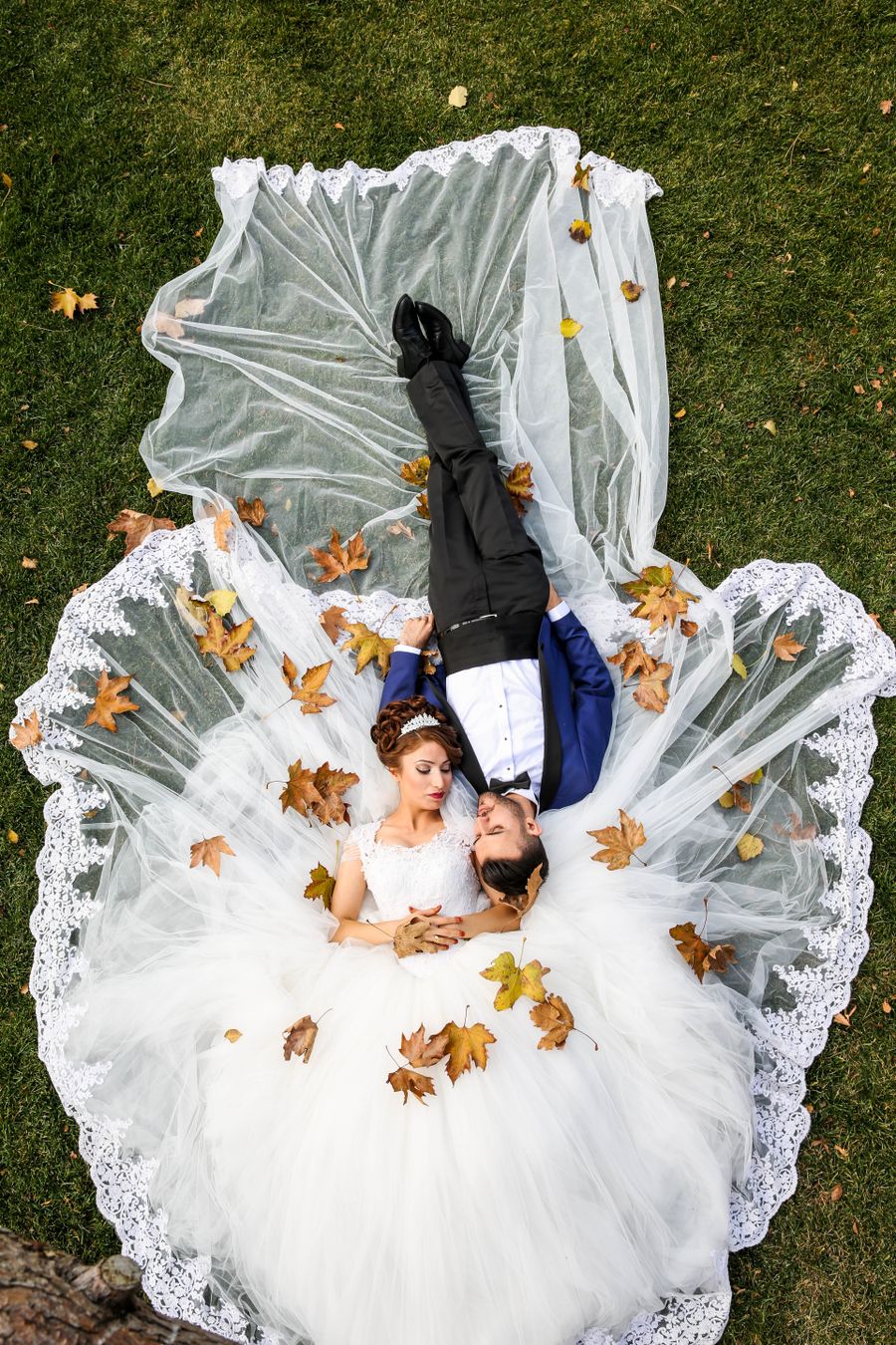 Couple on their wedding day
